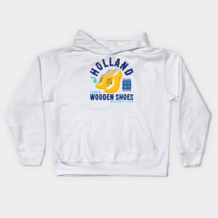 Holland Wooden Shoes Kids Hoodie